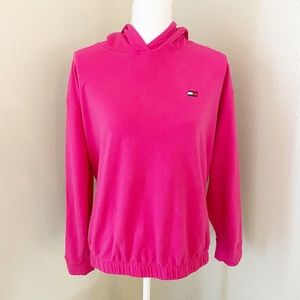 Tommy Hilfiger Sport Womens Pink Hoodie Size Large